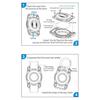 Yousheng 1 Set Locator Protective Cover Scratch-Resistant Locator Holder Waterproof Pet Locator Protector for Airtag