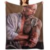 Dwayne Johnson Wurfdecke Pelzige Decken für Sofas Thermische Sofadecken