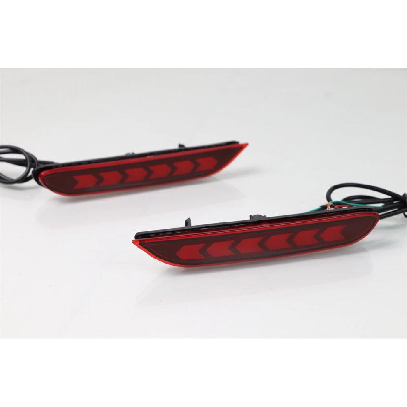 1Pair Multi-function Car LED Reflector Lamp Rear Fog Lamp Tail Rear Bumper Light Brake Light For Nissan Teana Altima 2019 2020
