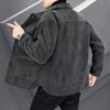 Men's Short Jackets: Plus Velvet, Thickened Windbreakers, New Wool Coats, Casual Lapel Woolen Coats for Autumn and Winter