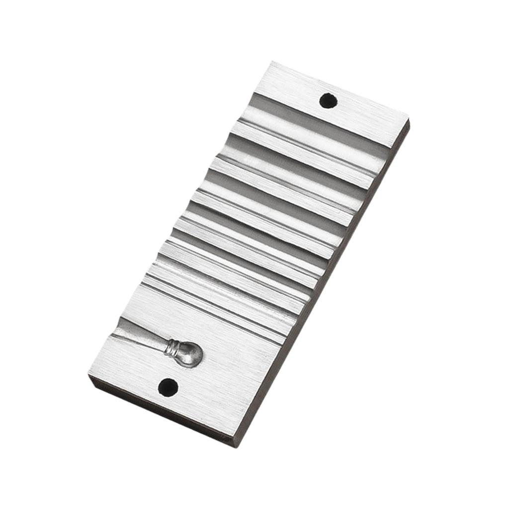 Block with Semicircular Grooves, Hand Tool for Metalworking, Channel, Metal Forming Block,