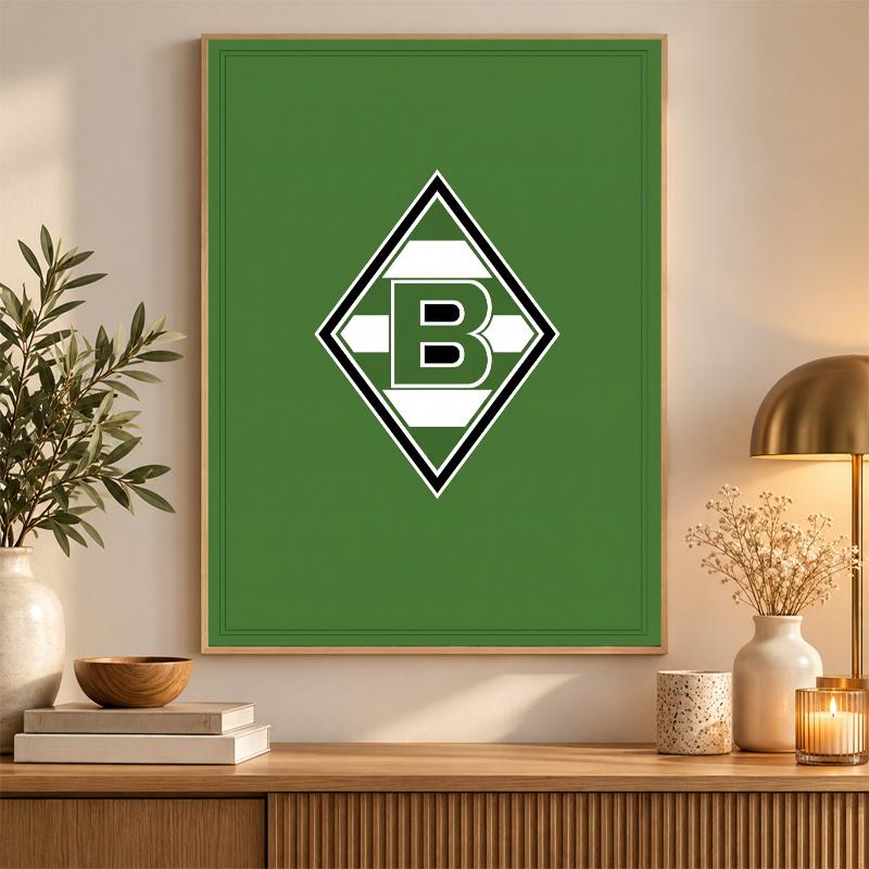 Borussia Mönchengladbach Diamond Painting Kit 5D Full Drill DIY Diamond Mosaic Wall Art Home Decor
