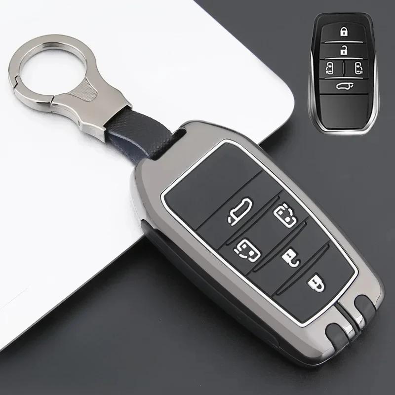 Car Key Case Cover for Toyota Avalon Camry RAV4 Prius CHR C-HR Corolla Land Cruiser Prado Auris Avensis Verso Yaris QG5