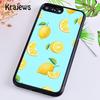 Krajews Lemons Yellow Fruit Pattern Phone Case Cover For iPhone 14 5 6s 7 8 plus X XR XS 11 12 13 pro max Samsung S21 S22 ultra