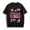 Kindergarten Vibes First Day Back To School Top Pure Cotton T-shirt
