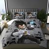Literie Anime D-Dragon-Ball Housse de Couette et Taie d'Oreiller Décoration Parfaite pour Chambre d'Adolescent, 1-2 Pièces Taies d'Oreiller/Ensembles