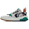 Li Ning Aufklärung Rutschfest Abriebfest Niedrig geschnitten Skateboard Schuhe Herren Grau AGCR231-2