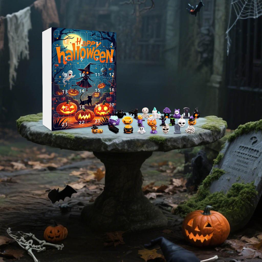 Halloween Advent Calendar Halloween Countdown Gifts for Kids 24 Day Non Candy Countdown Calendar for Boy Girls Surprise Gifts