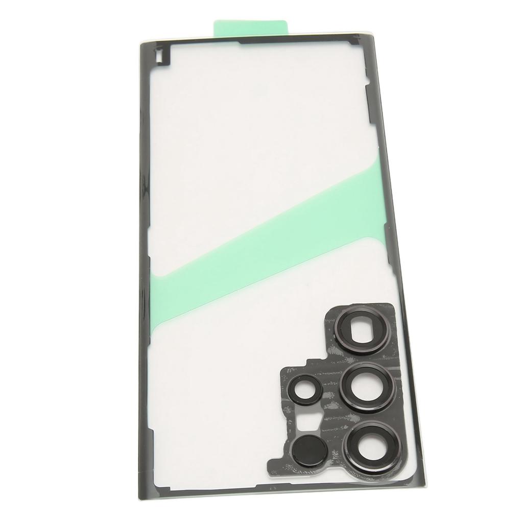 Back Glass Cover Replacement for Galaxy S23 Ultra 5G Transparent Phone Rear Panel Housing Cover with Camera Lens Phone