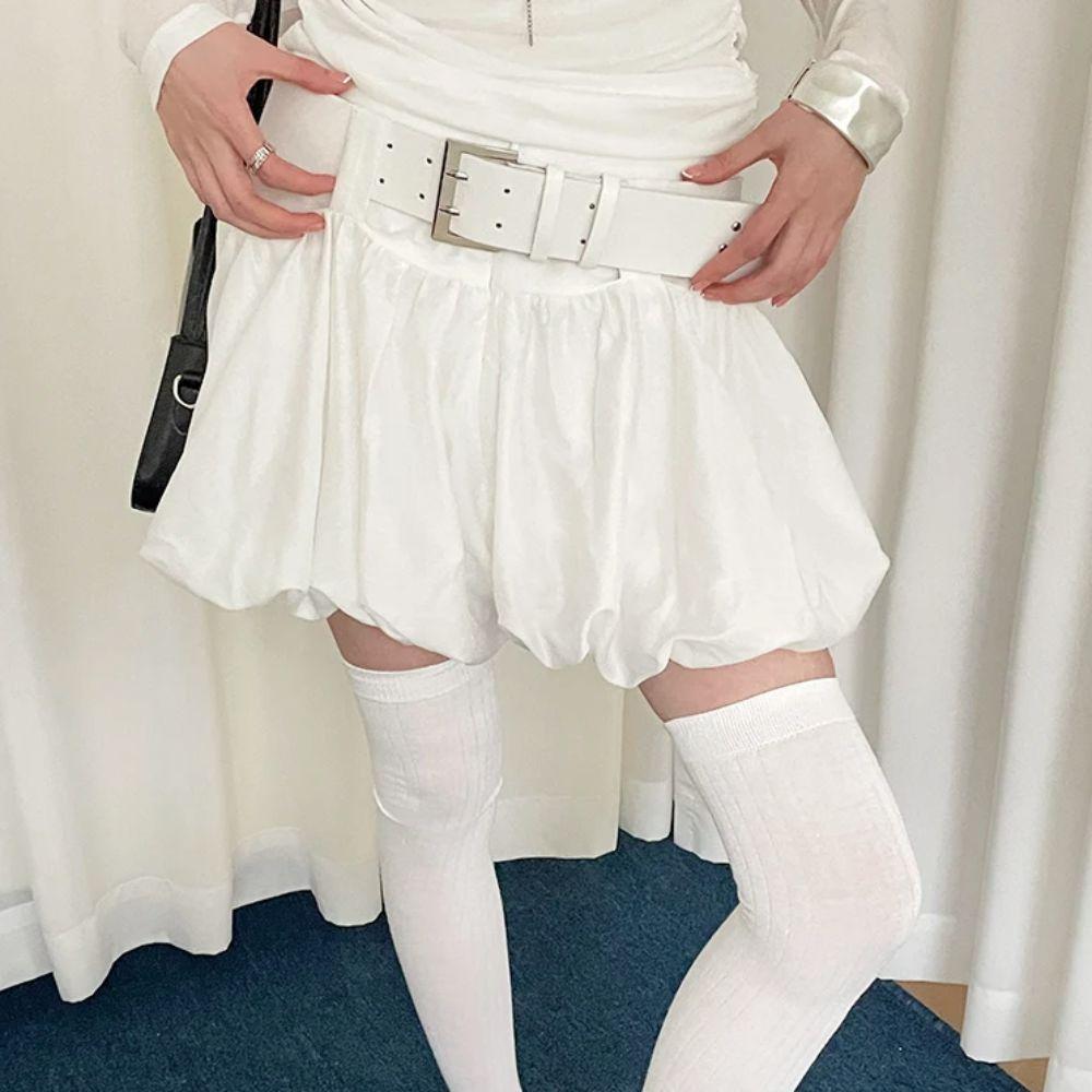 Korean Wide Waist Belt Black White Dress Jeans Belt Ins Style Women's Belt  Streetwear
