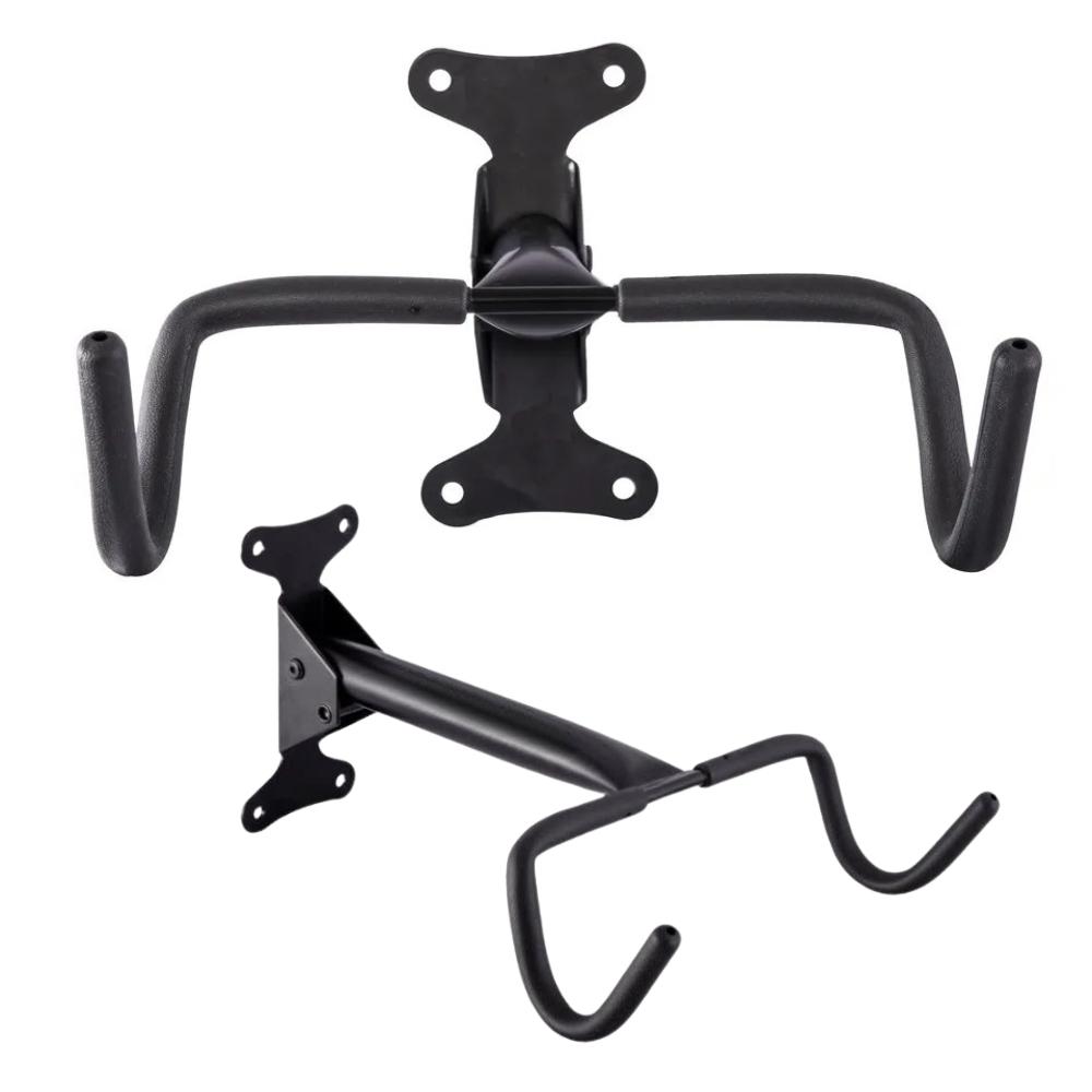 Hook Holder Bike Hanger for Wall, Foldable Metal, ABS Coating Up To 30 Kg