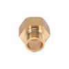 2PCS Hex Head Design Brass Pipe Reducer Pipe Fitting Coupler  Plumbing and Industrial Use