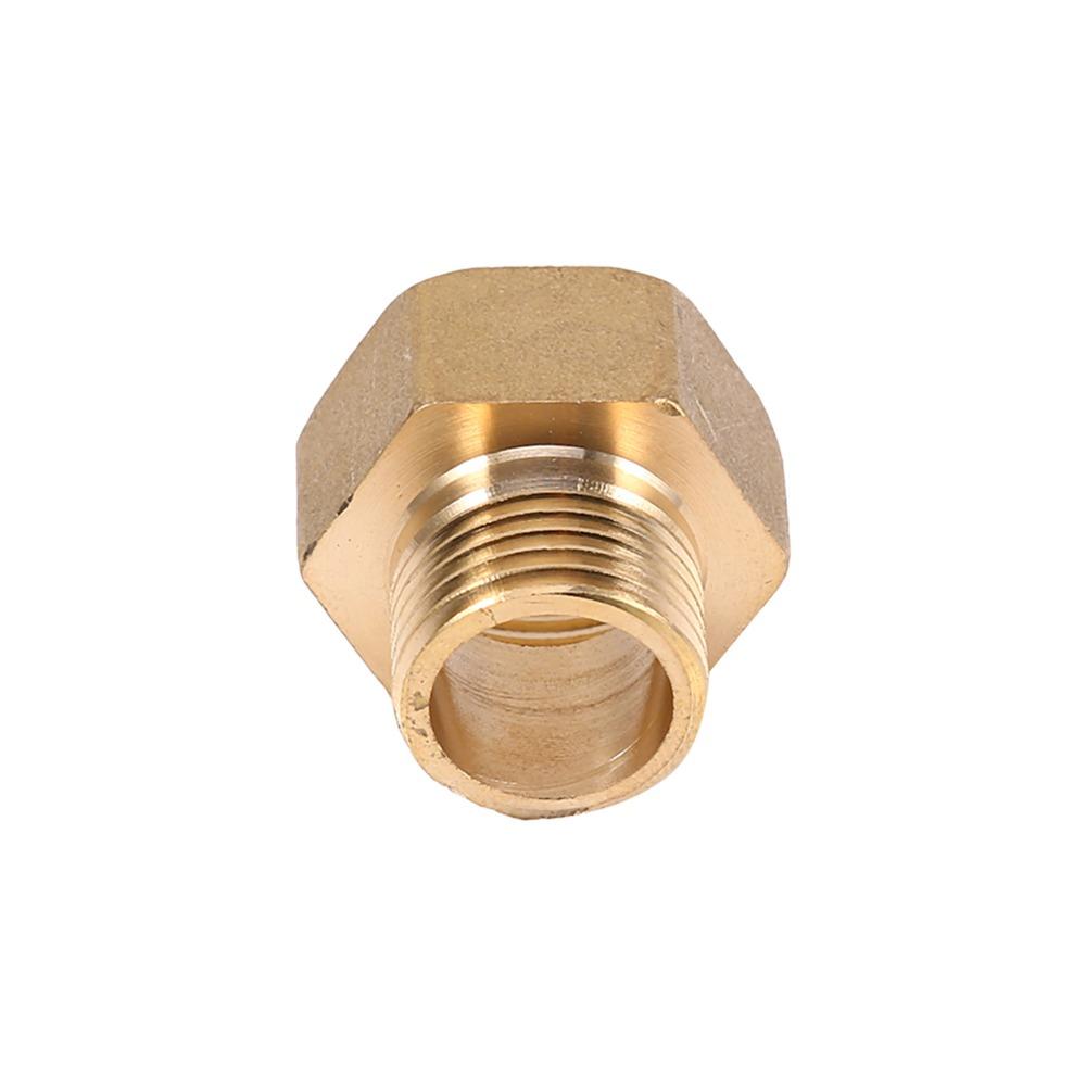 2PCS Hex Head Design Brass Pipe Reducer Pipe Fitting Coupler  Plumbing and Industrial Use