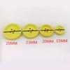 20mm Bulk Stock Plain Simple Style 4 Hole Colored Round Wood Buttons for Clothes Bag