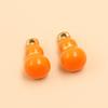 9x16mm Stainless Steel Enamel Seven-Star Gourd Pendant for Necklaces & Bracelets