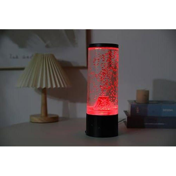 Lampa - I-TOTAL® - Volcano - 30 cm - LED osvětlení - Červená - Současný design