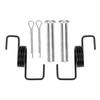 Iron Material Motorcycle Pedals Springs Bolts Dirt Bike Footrest Motorcycle Foot Pegs  Motorbike