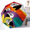 1pc Parrots, Macaws Automatic Open/Close Umbrella 8-Rib Strong Frame, Portable Travel Umbrella for Women & Men, Birthday Gift Parties 017