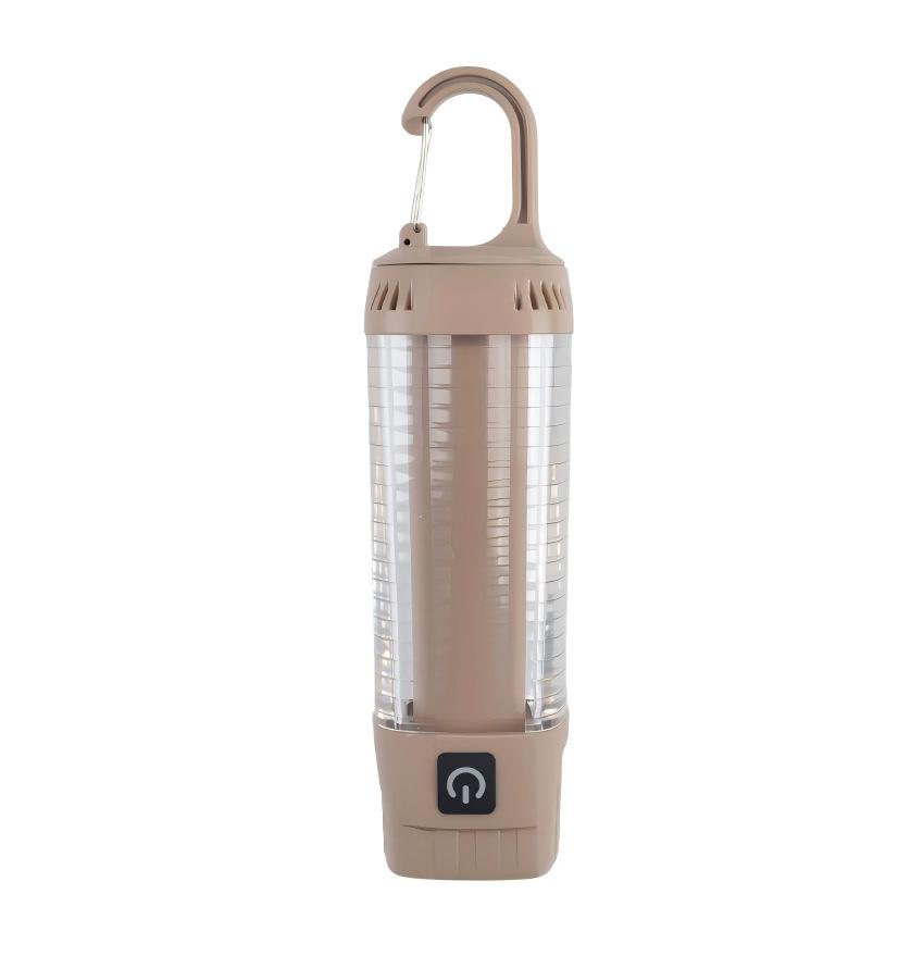 Portable Waterproof Camping Light with Type-C Charging, Hook, and Emergency Lighting