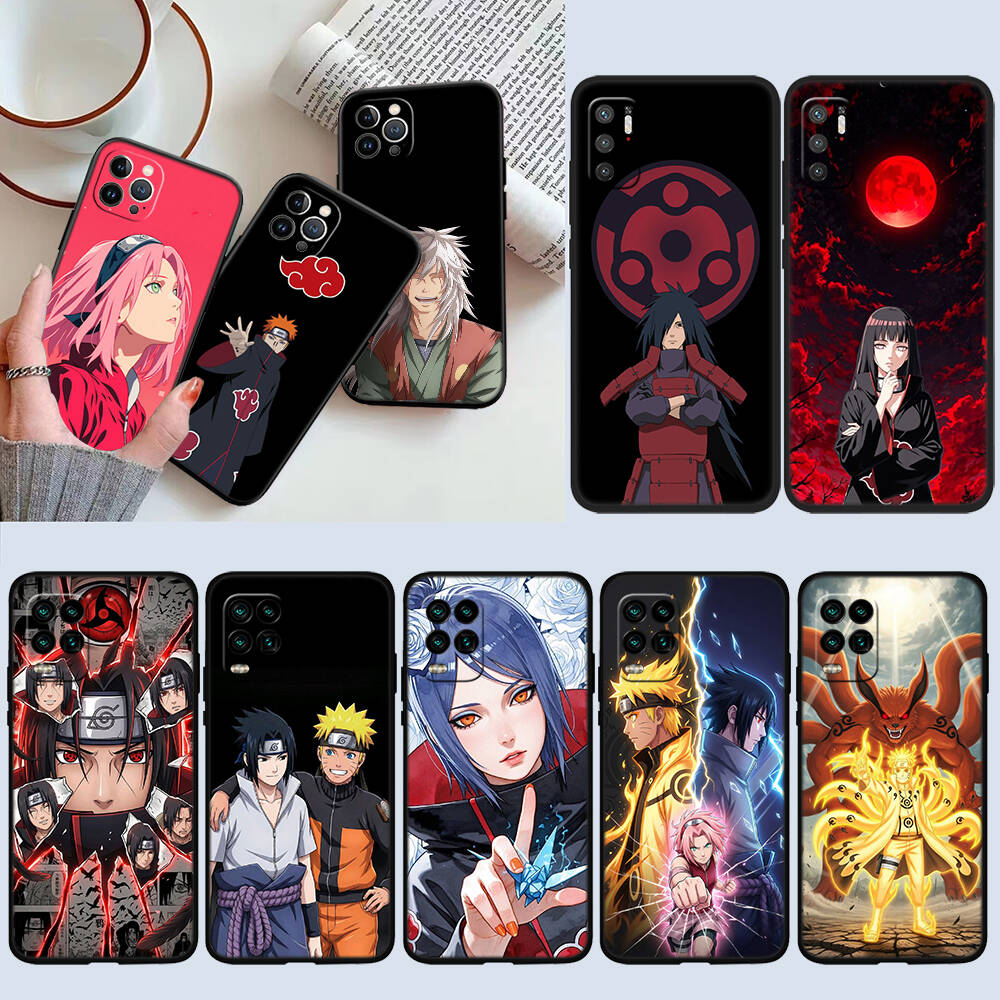 Art Anime Naruto Phone Case for Xiaomi Poco C40 C51 C50 C55 C65 C71 C75 C85 F8 F7 F6 F5 F3 F2 X7 X6 X4 X3 X2 M7 M6 M5 M4 M3 M2 Pro