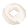 Silky Satin Ear Pillow Donut Pillow Ear Guard Pillow with Ear Hole for Side Sleepers with Earplug and Headphone