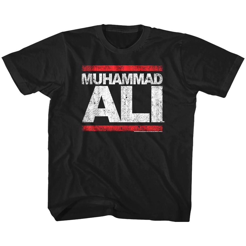 Muhammad Ali Run DMC Vintage Logo Kids T Shirt Boxing Legend Boys Girls Baby Top XXXL