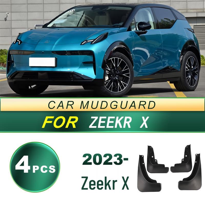 2023 Zeekr X Car Tire Mudguard: Soft Rubber Mud Flap Upgrade, No Drilling Needed