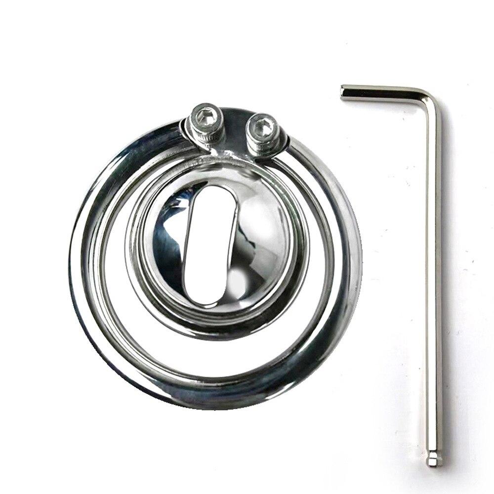 Men's Wearable Penis Lock Screw Type CB Lock   Adult Sex Toys Urethral Chastity Belt Slave Cock Cage Femdom BDSM