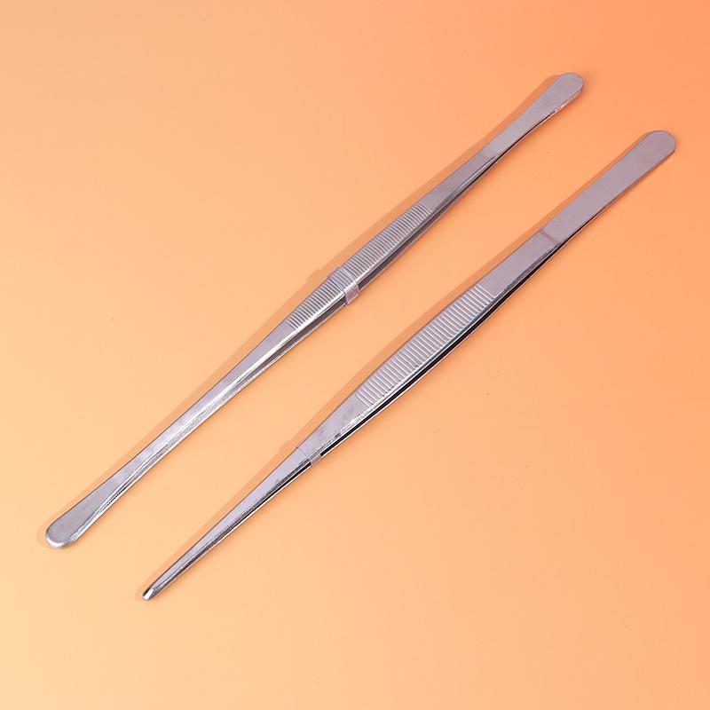 1 Stück Edelstahl Grillzange Kochpinzette Clip Grillfleischzange Küchenzange Für Lebensmittel Kochen Meeresfrüchte Und BBQ