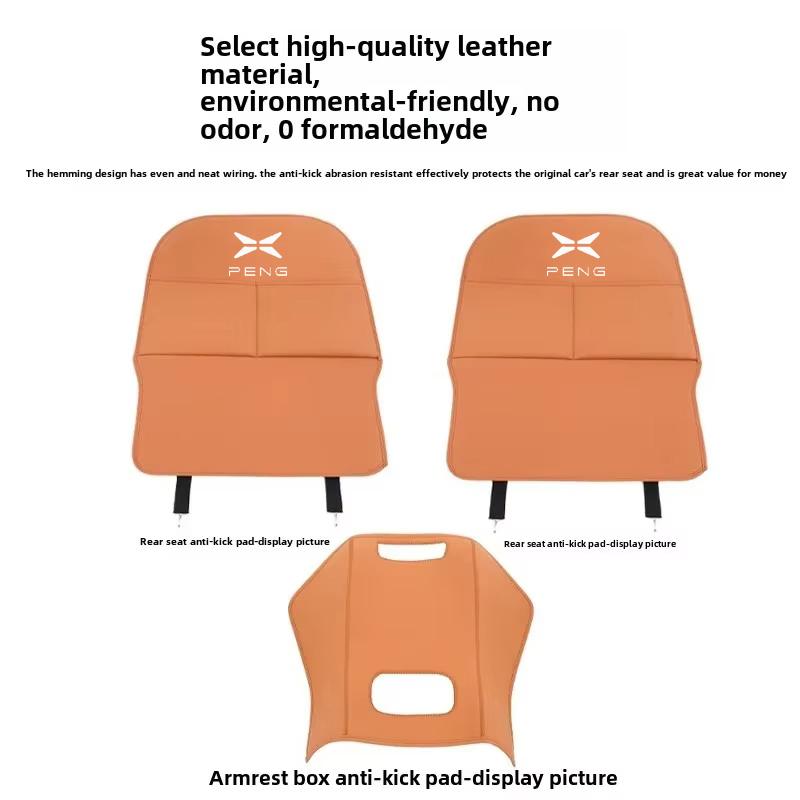 Tappetino Anticalcio per Sedile Auto Per Xpeng G9 XiaoPeng Pelle Protezione Completa AntiGraffio Sedile Tappetino Bracciolo Posteriore Accessori Auto