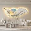 Wall Clock Large Luxury Art Clocks Decor Picture Silent Living Room Wall Feather Decoration Watch Renoj De Pare Home DecorP4M5U3