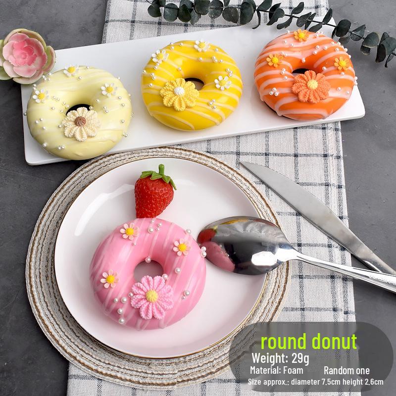 Fake Fruit Cake Toy: Squeeze Toy & Baking Display Prop for Kids