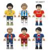M8070 M8077 M8101 Sports Football Player Star Messi Building Block Toy