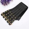 Rivet Decoration Wide Belts Hollow Out Design Corset Belt Fashion Decorative Belt  Body Shaper