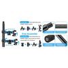 Motorcycle Mount kit for Insta360 X5 X4 X3 X2 RS DJI GoPro Double Clamp Handlebar Selfie Stick for Insta 360 Mount Accessories