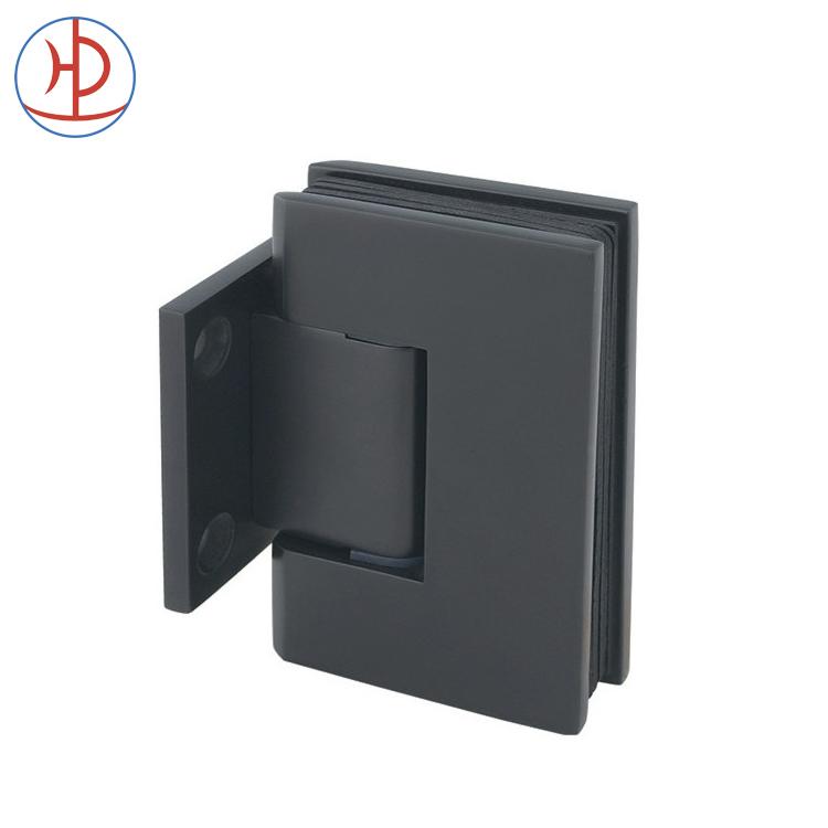 Cerniera Moderna per Porta in Vetro Doccia in Acciaio Inossidabile con Supporto a Parete Regolabile Piastra Posteriore Corta Apertura a 90 Gradi per Bagno