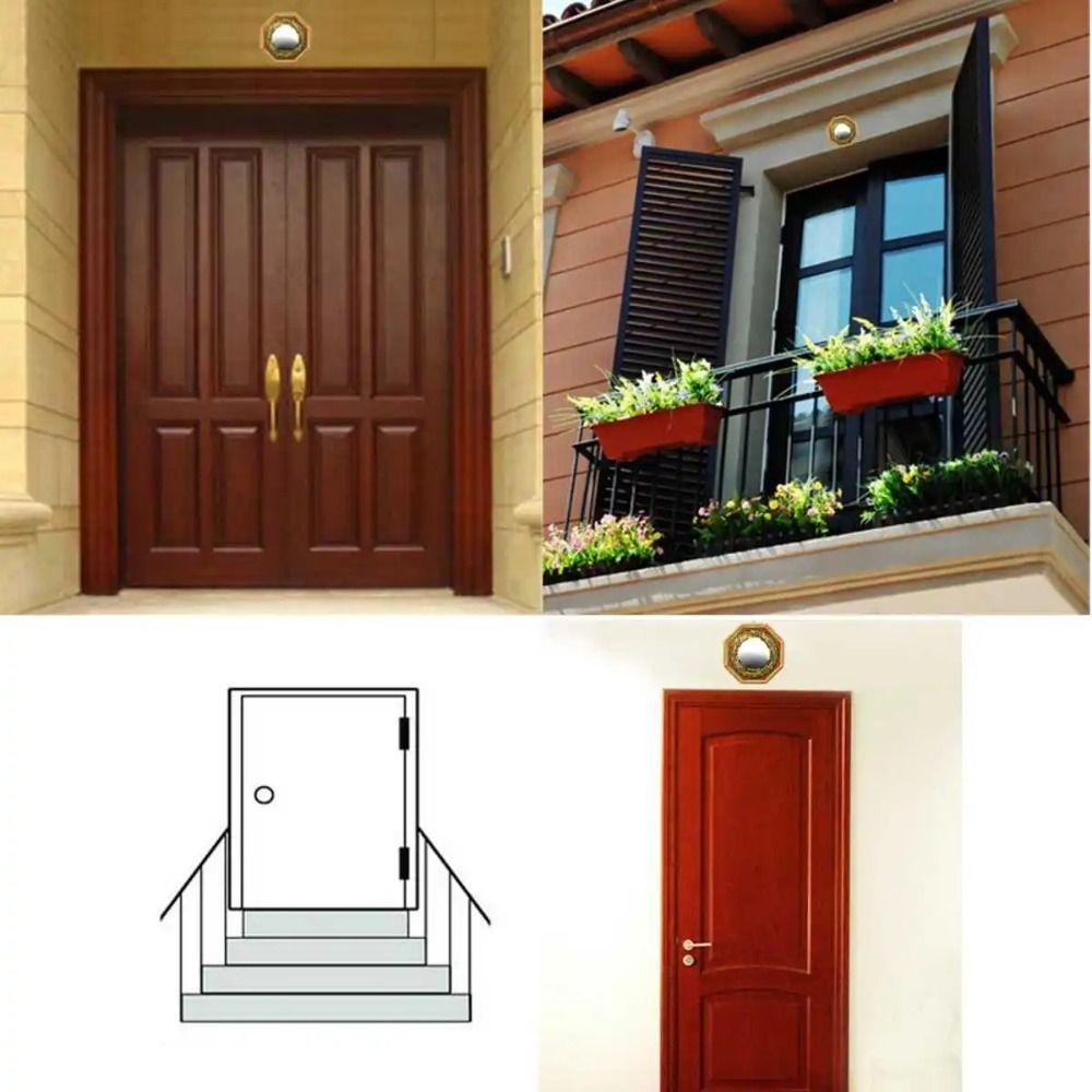 Kovový Rám Bagua Feng Shui Zrcadlo 13cm 17.5cm 20.5cm Zrcadlo Osmi Diagramů Fengshui Město Dům