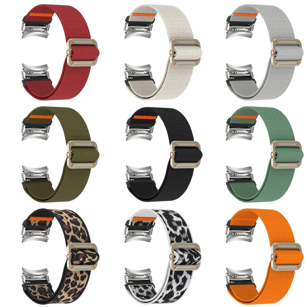 Nylon Loop Strap Dor Samsung Galaxy Watch 7/6/5/4 Breathable Sport Band For Galaxy 6/4 Classic 5 Pro Smartwatch Bracelet
