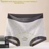 Large Size Women Spring and Autumn Antibacterial Extended Crotch Full Hip High Shot High Waist Flat Angle Briefs