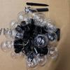 LED Solar Vintage String Lights - Outdoor Garden Transparent Ball Bulbs