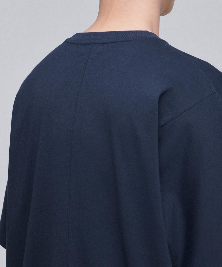 Musinsa Standard Ponte Dolman Sleeve Oversized T-Shirt [Navy]