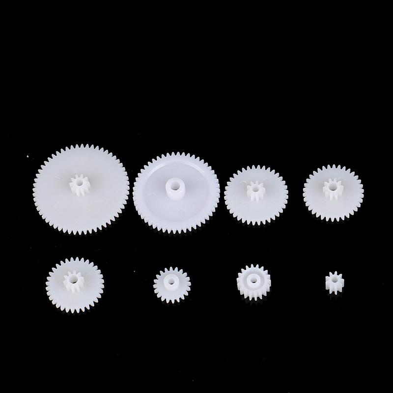 200PCS Plastic Mixed Transmission Gears 0.5 Mold Bag Motor Motor Gear DIY Handmade Toy Accessories Motor