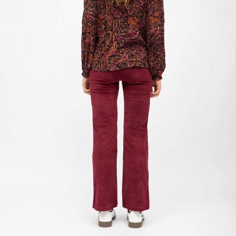 Pantalon velours framboise paulie regular Femme LA PETITE ETOILE