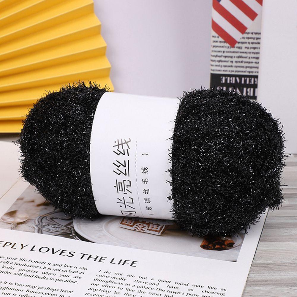 DIY Knitting Soft Chunky Crochet Sparkle 100g Knitting Wool Yarn Tinsel