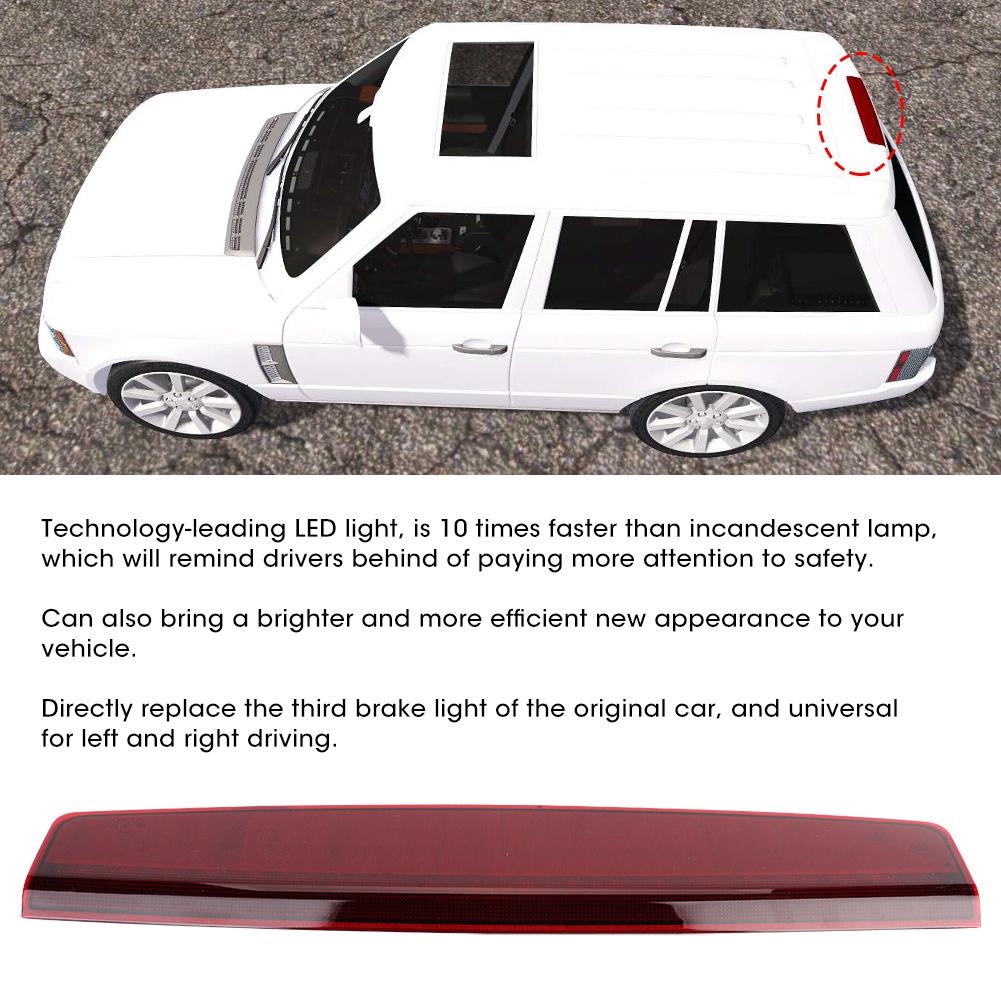 Car High Mounted 3rd Brake Lamp Light Fits for Land Rover Range Rover L322 20032012 XFG000040
