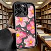 Impasto Pink Flowers Art Soft TPU Shockproof Case For Xiaomi Redmi Note 15 14 13 12 11 Pro Anti-Fall Protective Back Cover