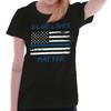 Pro Cop Police USA Officer Law Enforcement Womens Top Junior Graphic Tee