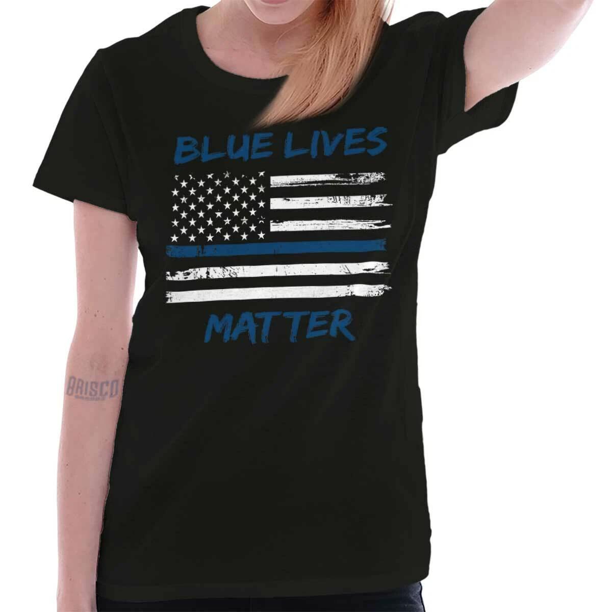 Женский топ с графическим принтом Pro Cop Police USA Officer Law Enforcement Junior M