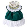 Cat Clothes Princess Style Autumn and Winter Ragdoll Cat Anti-hair Loss Velvet Lace Cotton-padded Clothes Skirt Pet Dog Clothing