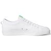 Adidas Nizza Trefoil White Signal Green Unisex Sneakers Footwear-White FX8354